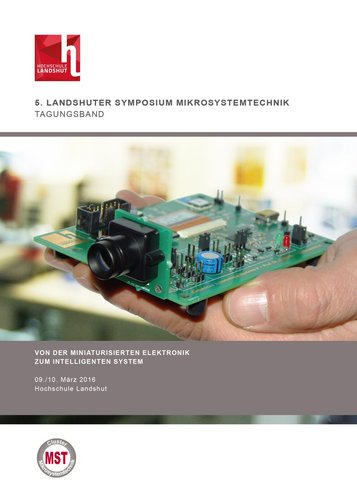 Cover Tagungsband 5. Symposium Mikrosystemtechni (Hochschule Landshut, 2016)