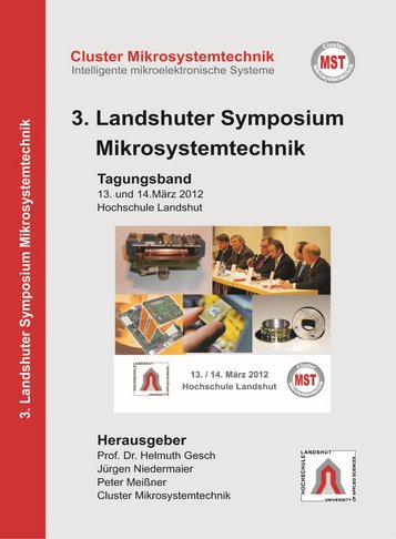 Cover Tagungsband 3. Landshuter Symmposium Mikrosystemtechnik