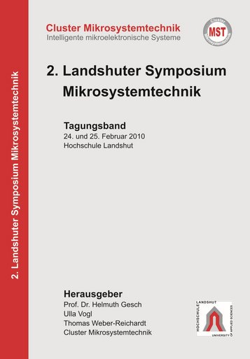 Cover Tagungsband 2. Landshuter Symposium Mikrosystemtechnik