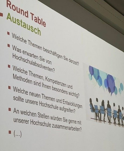 Zentrale Fragen des Round-Table Marketing, Kommunikation & Personal
