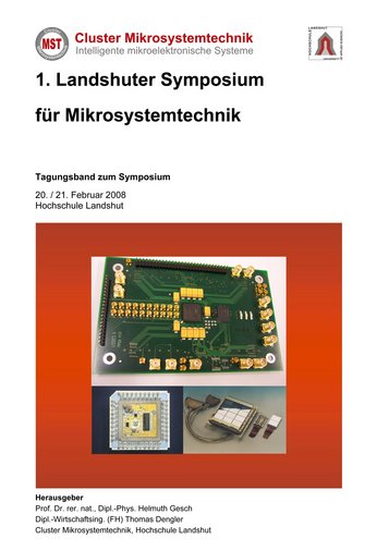 Cover Tagungsband 1. Landshuter Symposium Mikrosystemtechnik