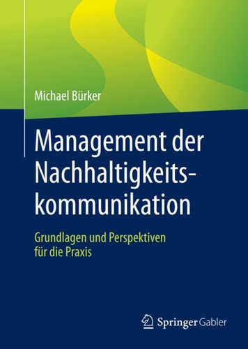 Buchtitel "Management der Nachhaltigkeitskommunikation"