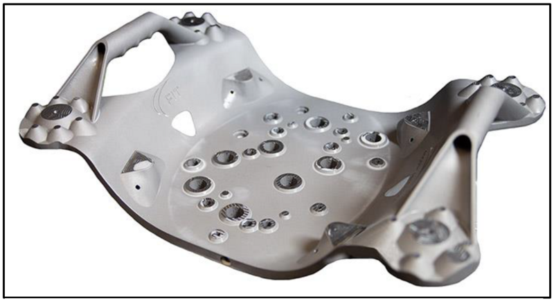 Die auf nur ein Bauteil minimierte Bohrschablone für die Luftfahrt Die auf nur ein Bauteil minimierte Bohrschablone für die Luftfahrt